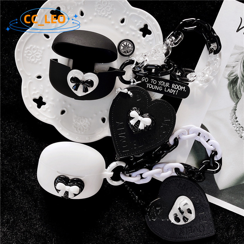 For EDIFIER X5 Pro Case Cartoon Love Keychain Pendant EDIFIER X2S Silicone Soft Case EDIFIER W320TN 