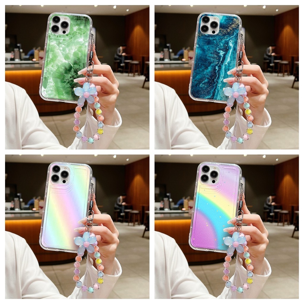 ห่วงโซ่โทรศัพท์ กรณีที่ชัดเจน for Samsung A55 5G A54 A53 A52 A51 A50 A15 A14 A13 A33 A34 S24 Ultra S22 S23 S21 S20 FE