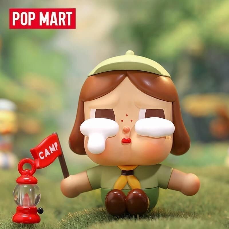 ป๊อปมาร์ทอย่างเป็นทางการของ POPMART Crybaby CRYBABY CRYBABY Jungle Adventure Series Mystery กล่อง Pop Mart รูปเครื่องประดับ Scout CRYBABY ของขวัญวันเกิด J5DH