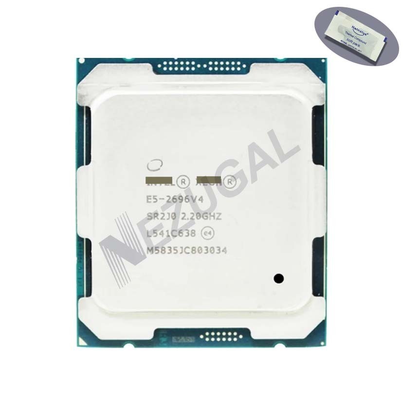 E5-2696V4 E5 2696V4 SR2J0 2.2 Ghz DualDual Core 150W ซ็อกเก็ต 2011-3 CPU โปรเซสเซอร์