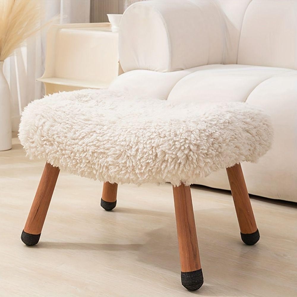 ปลอกหุ้มขาโต๊ะเก้าอี้ ลอง แผ่นเฟอร์นิเจอร์อเนกประสงค์แบบมีกาวในตัว, ถุงเท้าขาเก้าอี้โต๊ะกันลื่นลดเสียงรบกวน - รูปที่ 4