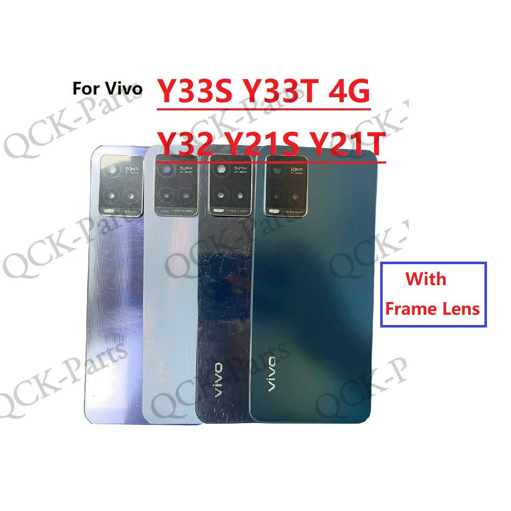 Ebmy- สําหรับ Vivo V17 Pro ฝาครอบแบตเตอรี่ประตูกรณีกระจกด้านหลังพร้อมเลนส์สําหรับ vivo V17 Pro ฝาหลังแบตเตอรี่ 6.44 นิ้ว