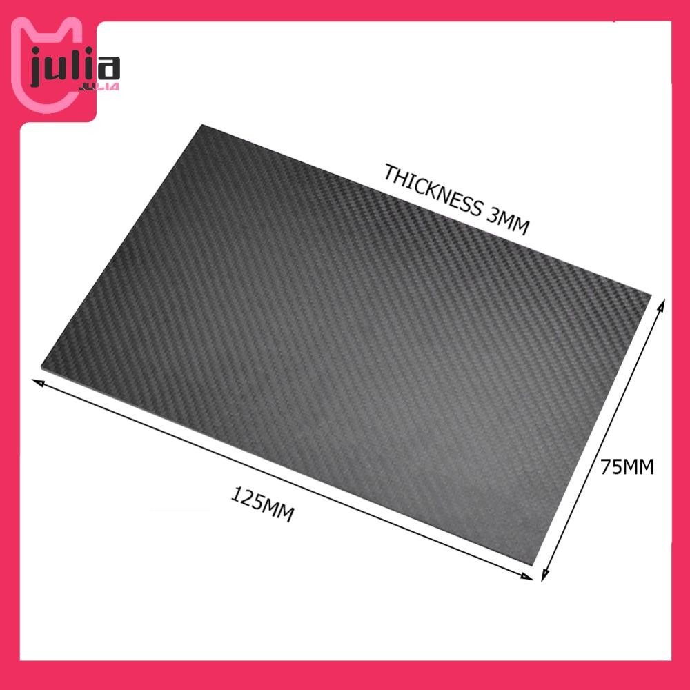 [ Julia1.th ] 75x125mm 3K แผ ่ นแผ ่ นคาร ์ บอนไฟเบอร ์ DIY วัสดุความแข ็ งคอมโพสิต