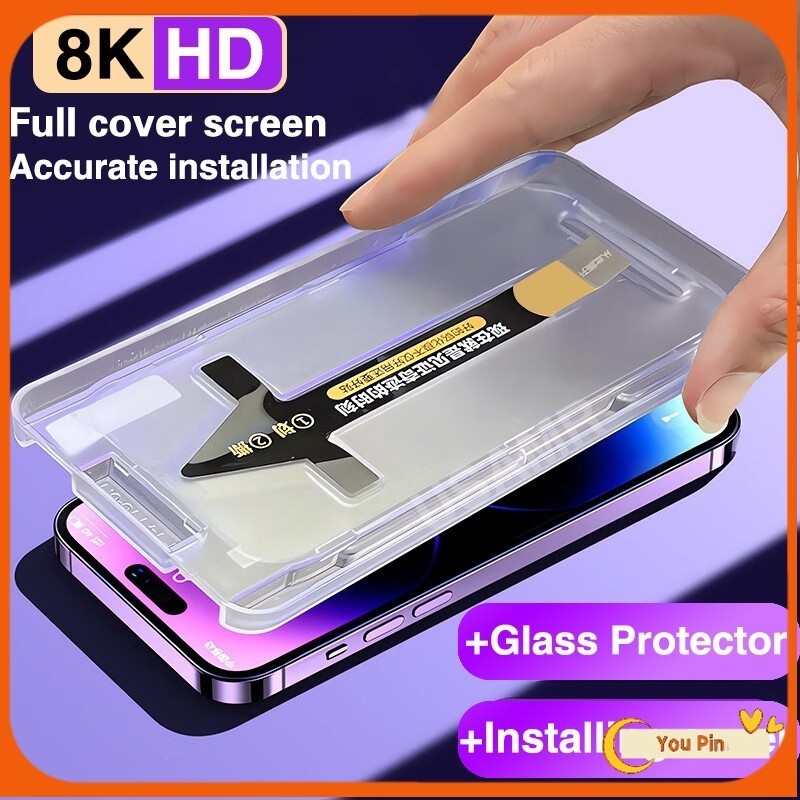 2pcs 9H กล่องสติกเกอร์เครื่องมือสําหรับ Redmi หมายเหตุ 13 12 11 10 11S 10S 9S 8 7 Pro 9A 9T 9C 10 10C 12C 13C A3 A1 A2 A1 + A2 8A 7 กระจกนิรภัยป้องกันฟิล์ม
