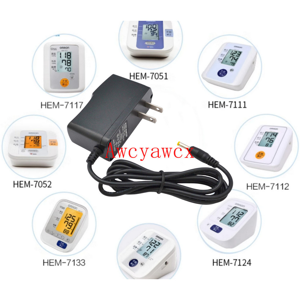 6v AC DC Power Adapter สําหรับ OMRON Digital BPM M2 Basic BP HEM-7121 HEM-7120 JPN500 JPN600 JPN700 