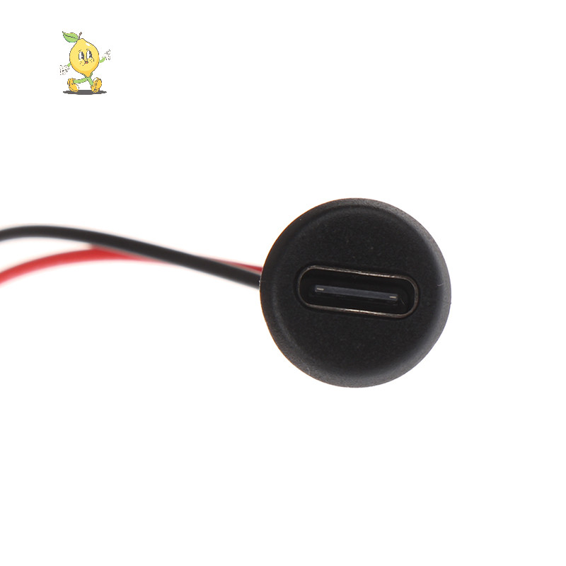 [mozh] Usb-c 2Pin ปลั๊กชาร์จกระแสไฟสูงพร้อม PH2.0 Nut Snap แผ่นล็อค USB Type-C หญิง Type C กันน้ําหญิงเชื่อมต่อแจ็คซ็อกเก็ตกันน้ําพร้อมสาย JST [TH] ราคา ถูกที่สุด ดีลบีเคเค แกลเลอรีภาพที่ 4