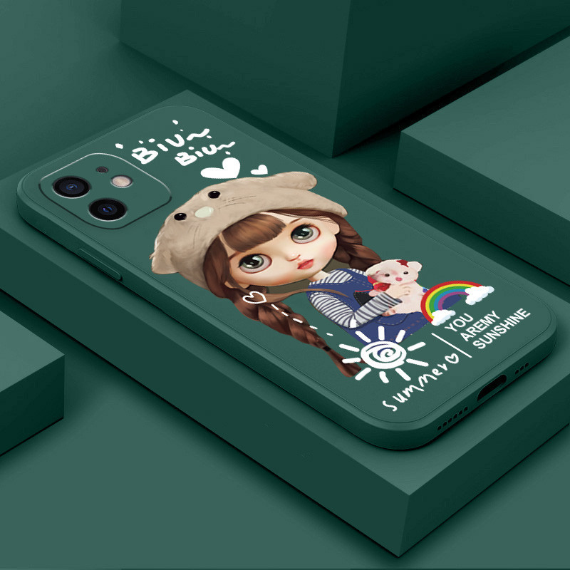 เคสrealme 12X 12 PRO PLUS 5G 11X 11 PRO PLUS 5G x3 superzoom X50 5G 3 PRO X2 PRO MF078Aสาวน้อยซิลิโค