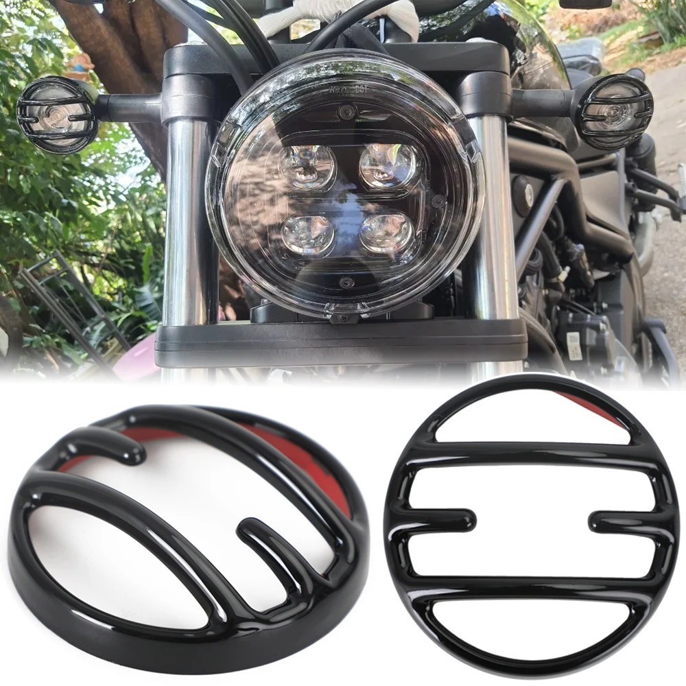 ตัวบ่งชี้ไฟเลี้ยวโคมไฟ Grille สําหรับ Honda Rebel CMX500/ 300/ 1100 2020-2021