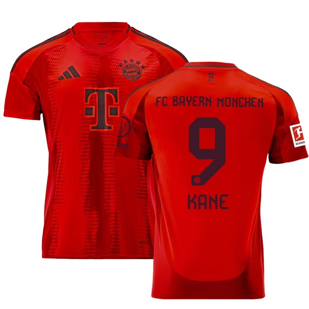 แฟน ๆ ฉบับที่ 2024/25 เสื้อฟุตบอลเหย้าบาเยิร์นมิวนิคและชิirt ส-4เอ็กแอล,สามารถเพิ่มชื่อและหมายเลขของคุณได้
