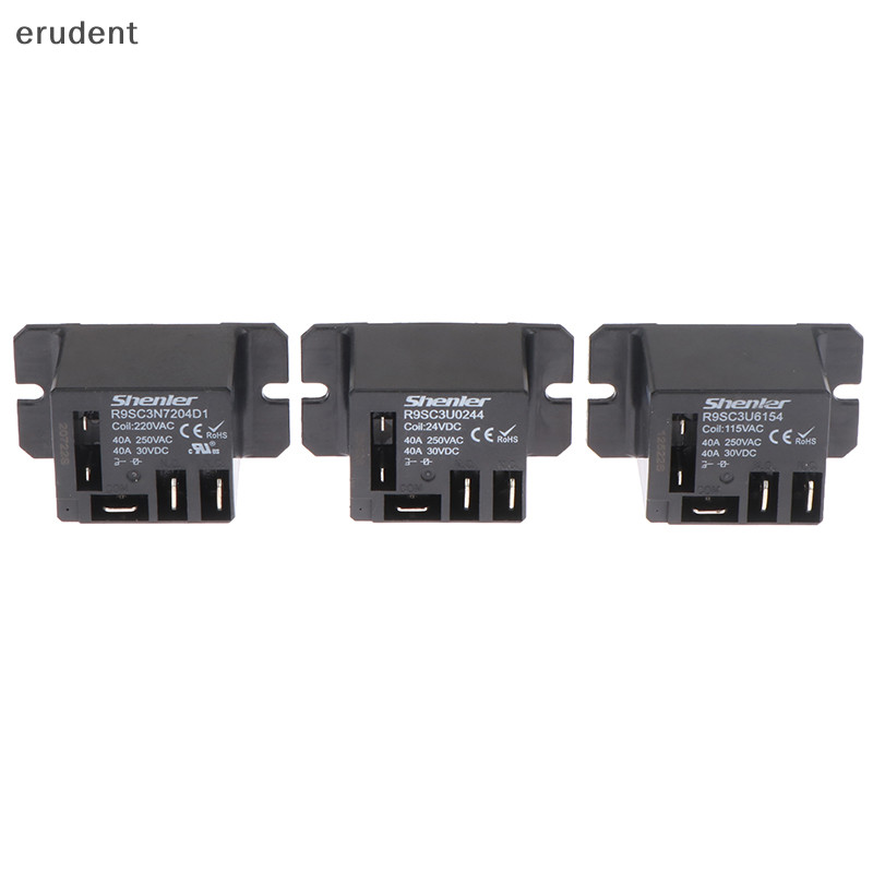 Erudent R9SC3N7204D1 รีเลย์ทดแทนประเภทเดียวกัน NT90TPNCE220CB 220V 115V 24V 40A High Current ใหม่