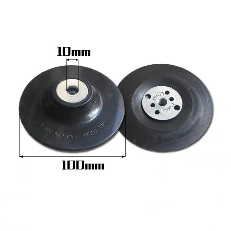 12200 RPM แผ่น Backing Pad 4นิ้วสำหรับลูกหมูไฟเบอร์เรซินทนทาน