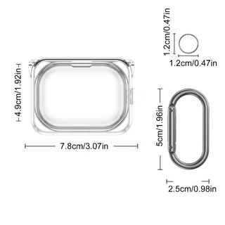 Inter Protective Earbud Sleeve Clarity Soft Texture Earbud Case ยืดหยุ่น TPU Earbud Protections Cover สําหรับ Nothing Ear