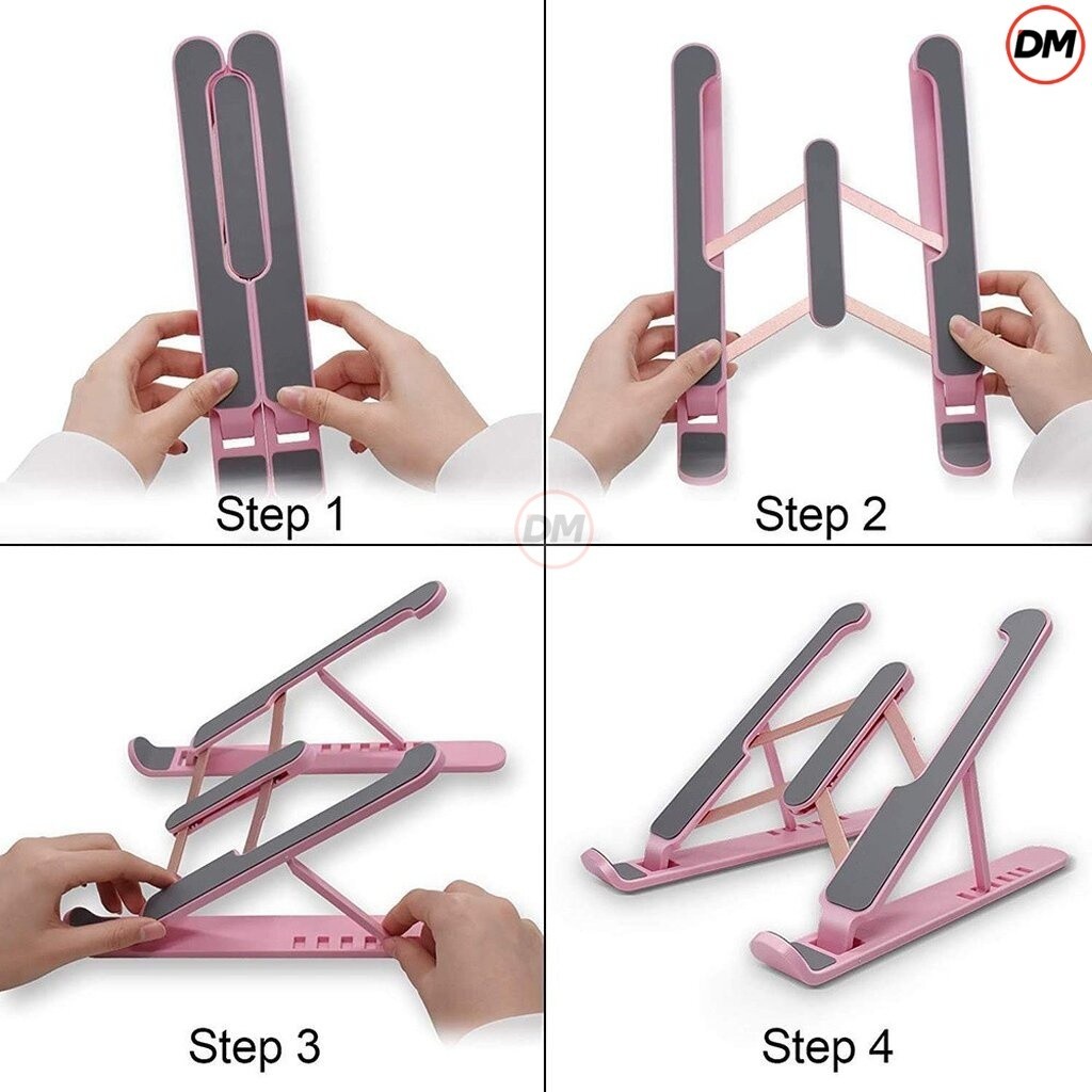 🚀ส่งเร็ว🚀 OKER C-12 PINK CREATIVE LAPTOP STAND COOLING PAD ขาตั้งแล็ปท็อปแบบพกพา รับประกัน 1ปี