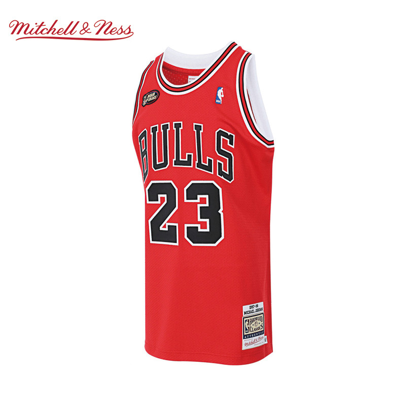 NB-A Jersey Mitchell & Ness Official Jordan Player Edition Retro Sportswear for Men