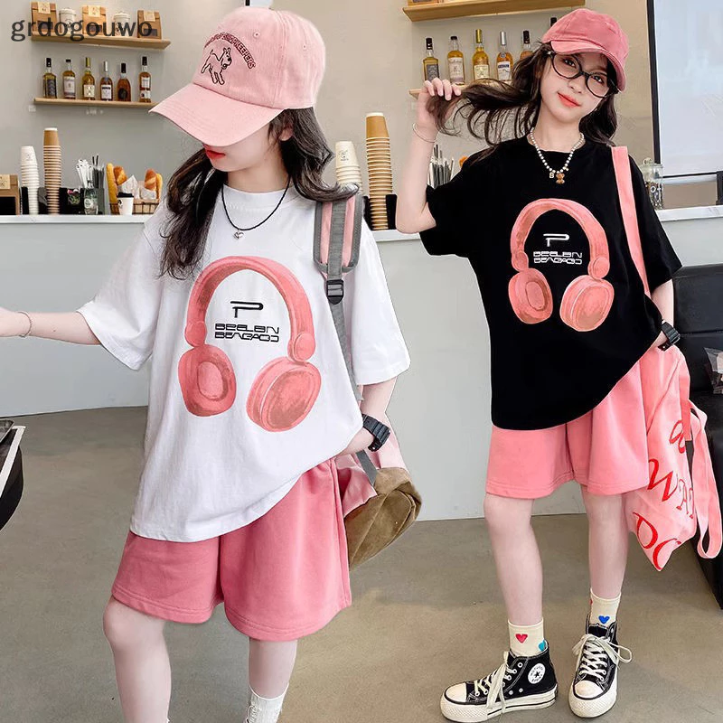 Tiger Kids T-shirt เสื้อยืดเด็กแขนสั้นสไตล์เกาหลีฤดูร้อนใหม่สำหรับเด็กวัยกลางคนและวัยโต