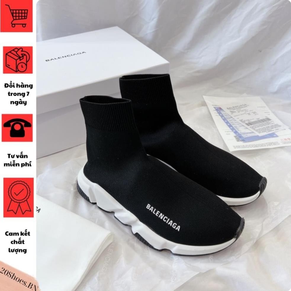 Balenciaga Chunky Collar Shoes สําหรับผู้ชายและผู้หญิง, รองเท้าผ้าใบ Balenciaga Speed Chunky Collar 