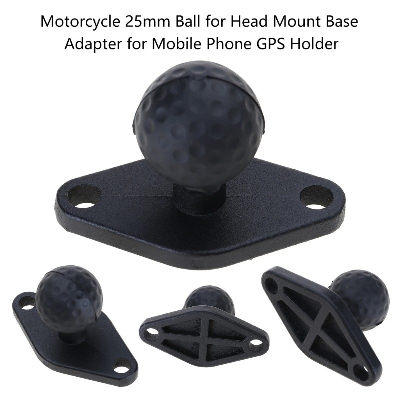 WELL 25 มม. สําหรับหัวสําหรับสมาร์ทโฟนนําทาง Extension Arm Plate Accessorie