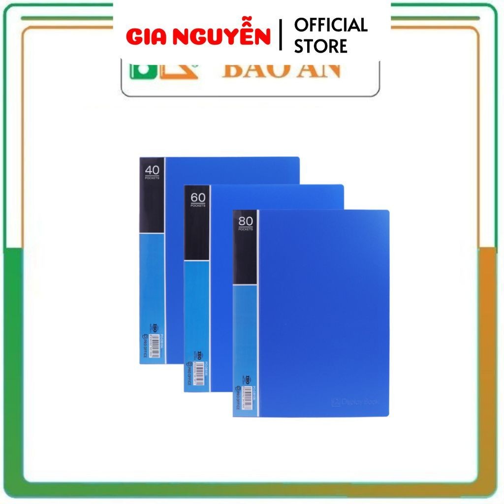 แฟ้มใบไม้ 20 Q Series PRO OFFICE Document Holder ผลิตจากพลาสติก Mica เขียนเรียบ PO-DB102 - Gia Nguye