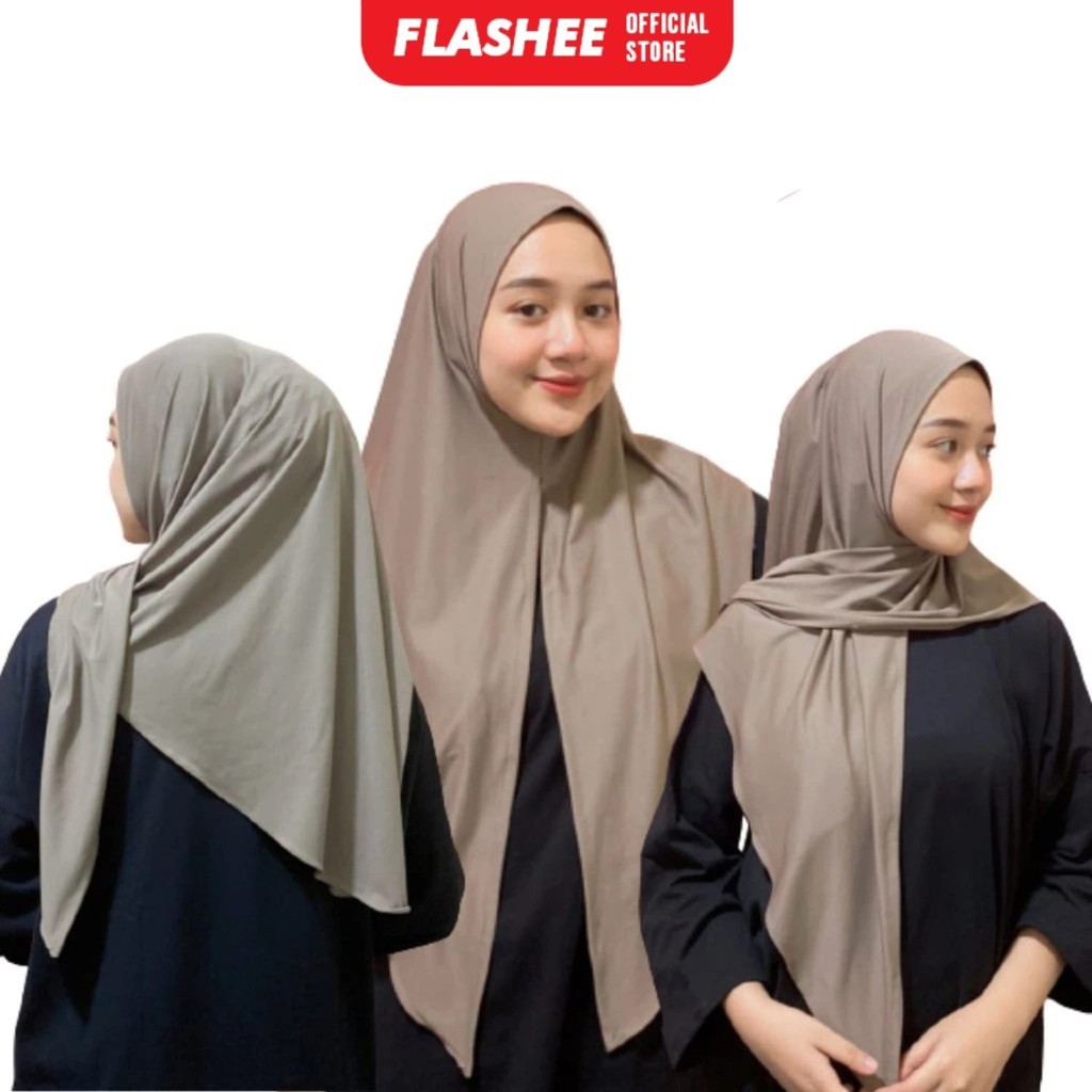 Flashee เสื้อฮิญาบสามเหลี่ยมสําเร็จรูป Hijab Eid 2026 สามเหลี่ยมฮิญาบ Charm Eid 2026