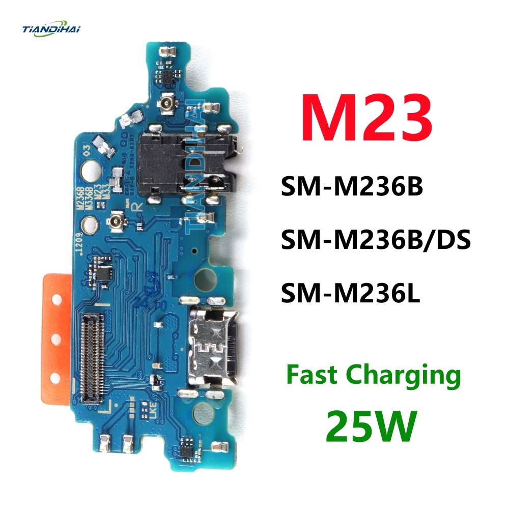 USB ชาร์จ Dock พอร์ตเชื่อมต่อสําหรับ Samsung Galaxy M23 5G M236B M236B/DS M236 Charger ประเภท C ปลั๊
