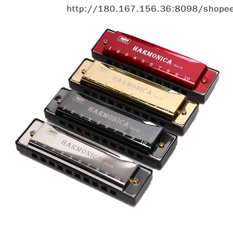 Honeybird 10 หลุม Harmonica ปากออร์แกนปริศนาเครื่องดนตรีเริ่มต้นการสอน