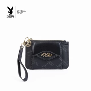PLAYBOY รุ่น Owlish coin purse กระเป๋าสตางค์ใส่เหรียญใบสั้น รหัส ST-CB251PB110 ดีไซน์หน้าจดหมายฝาพับ