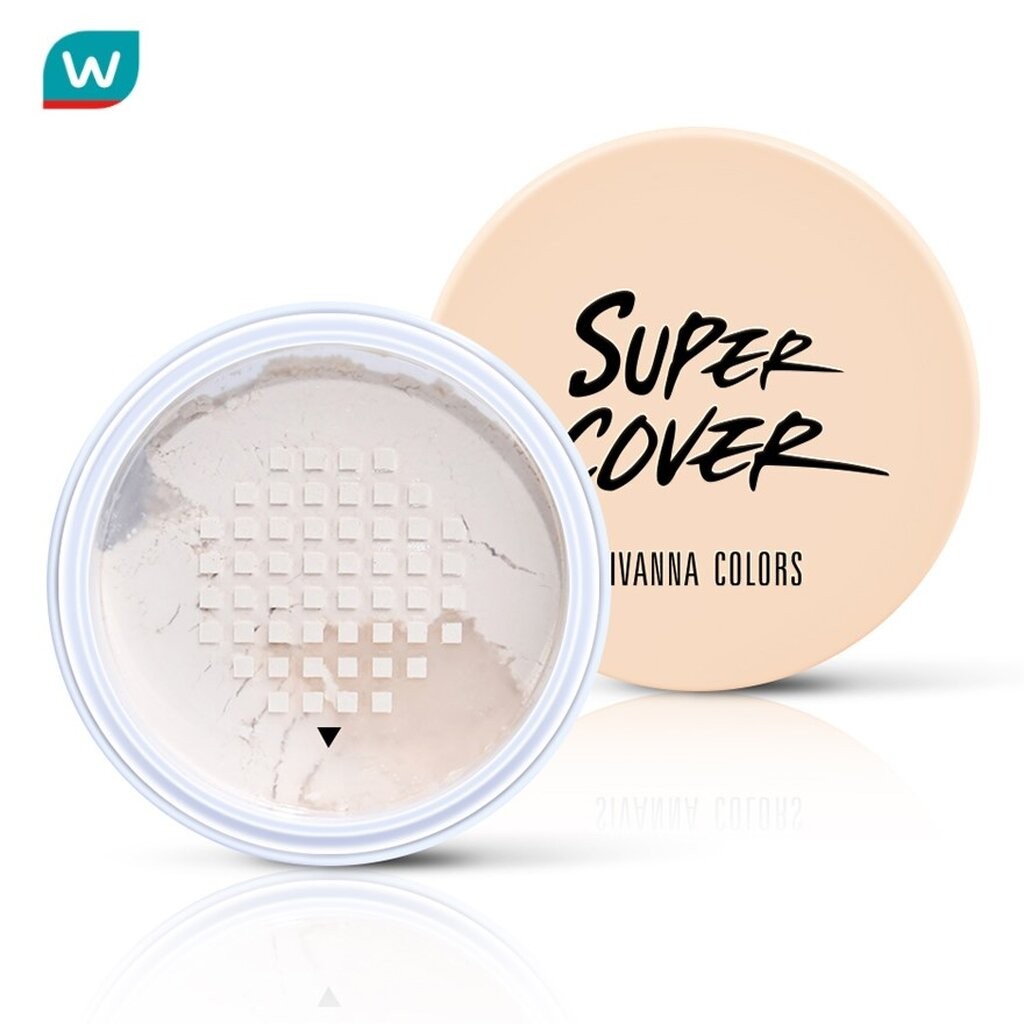Sivanna ซีเวนน่า คัลเลอร์ส ซุปเปอร์ คัฟเวอร์ อินวิซิเบิล เซทติ้ง พาวเดอร์ 20ก. 01 เคลียร์ ไวท