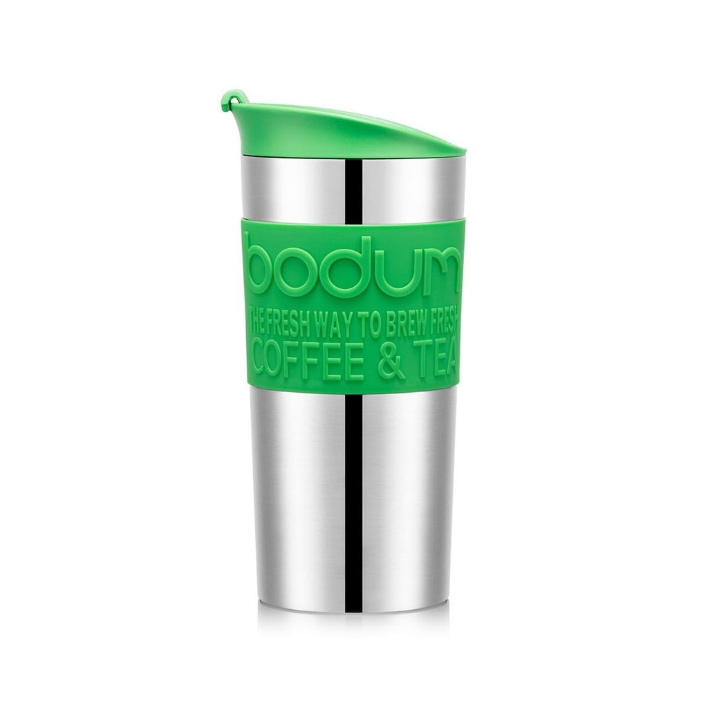 BODUM Travel Mug - 350ml Stainless Steel Tumbler with Insulation, Dishwasher Safe, Outdoor, Various 