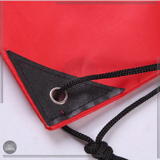 กระเป๋าหูรูด Drawstring Backpack ถุงผ้าอเนกประสงค์ เนื้อผ้าดีเบาสบาย พกพา จุของได้เยอะ กระเป๋ากีฬา ถุงใส่บอล