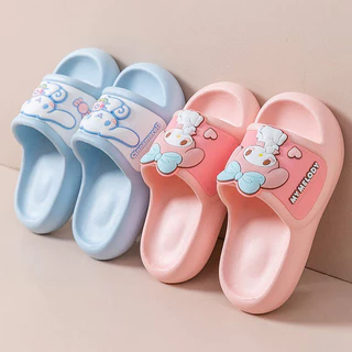 Sanrio Hello Kitty Children's Slippers Girls Summer 2025 New Non-Slip Home Indoor Baby Parent-Child Sandals fwPP