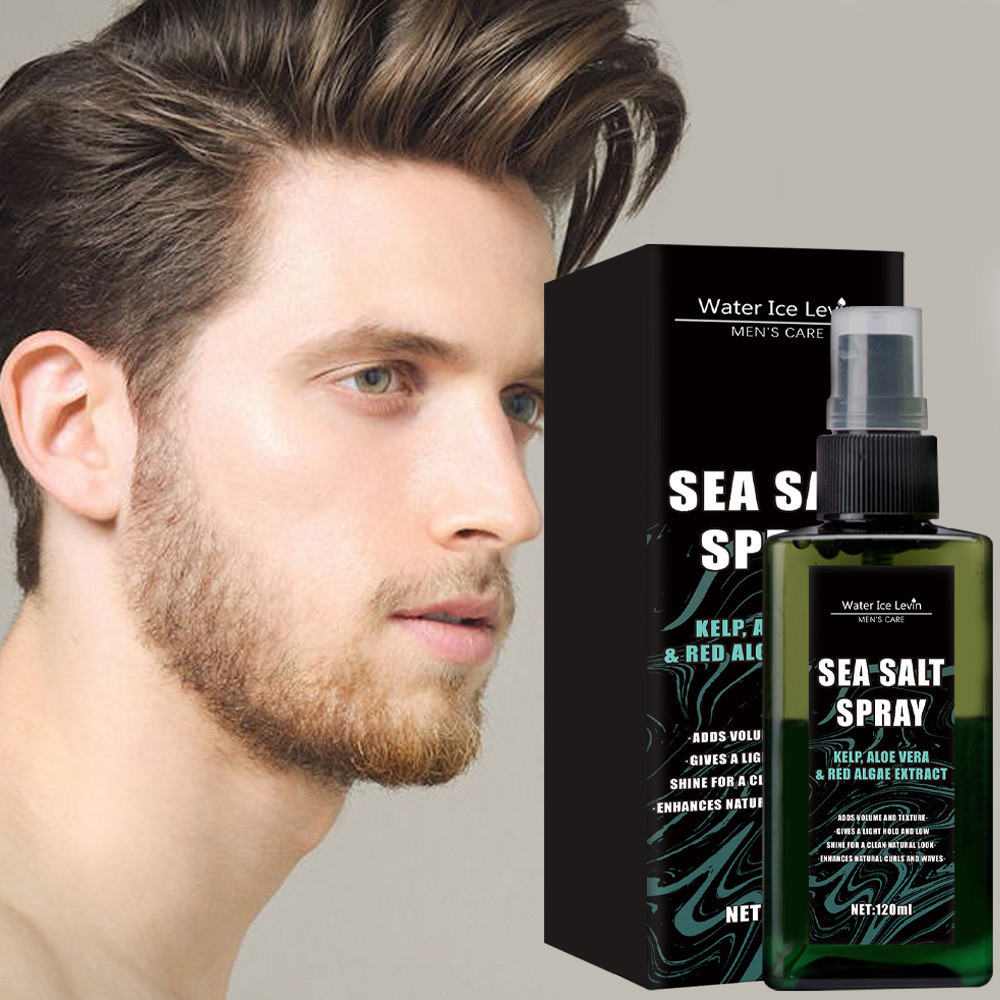 Mens Sea Salt Texture Spray 120ML – Surf Hair Stying, Natural Beach Waves, Strong Hold Matte Finish,