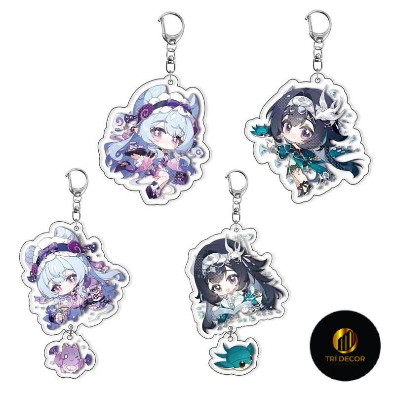 Genshin Impact เกม Yumemizuki Mizuki Lan Yan อะคริลิคน่ารัก D Face