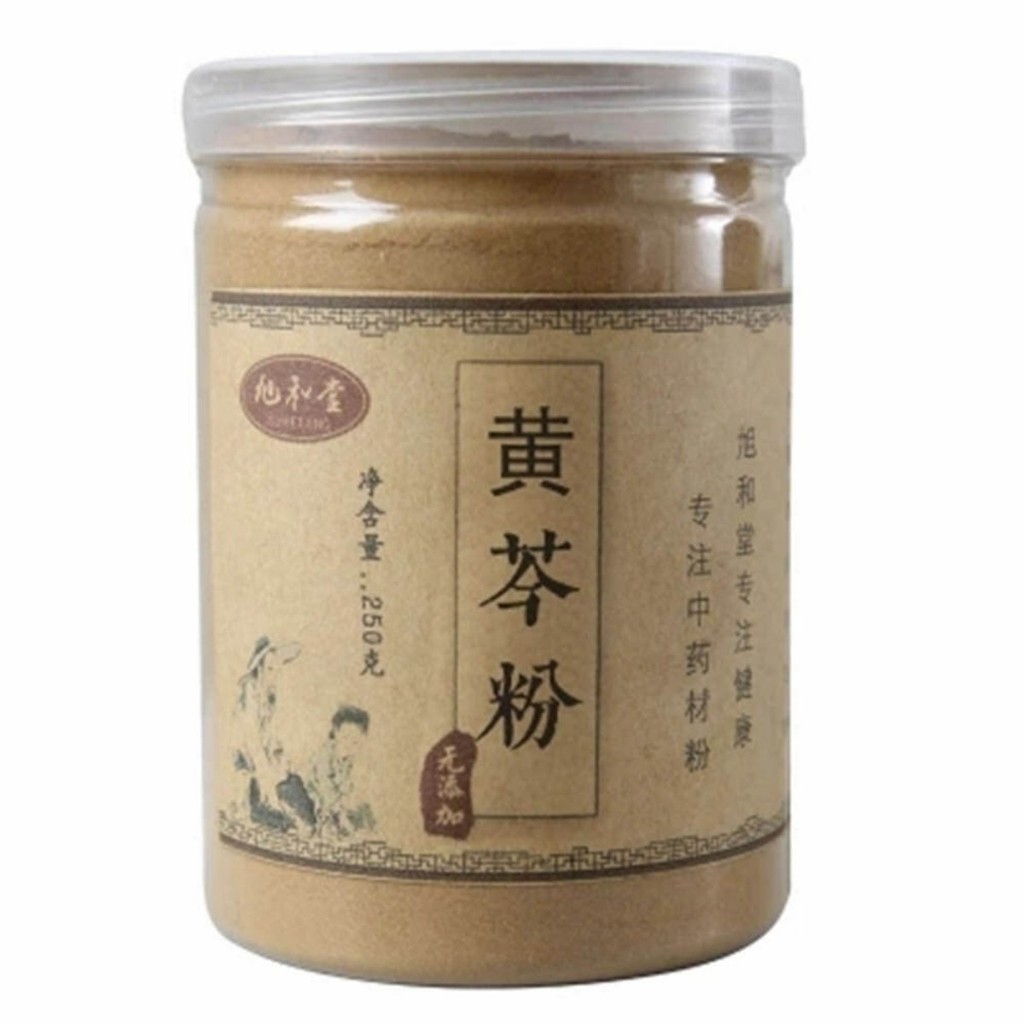 250g 100% Pure Skullcap Root Powder Huang Qin Powder Scutellaria สมุนไพรจีน