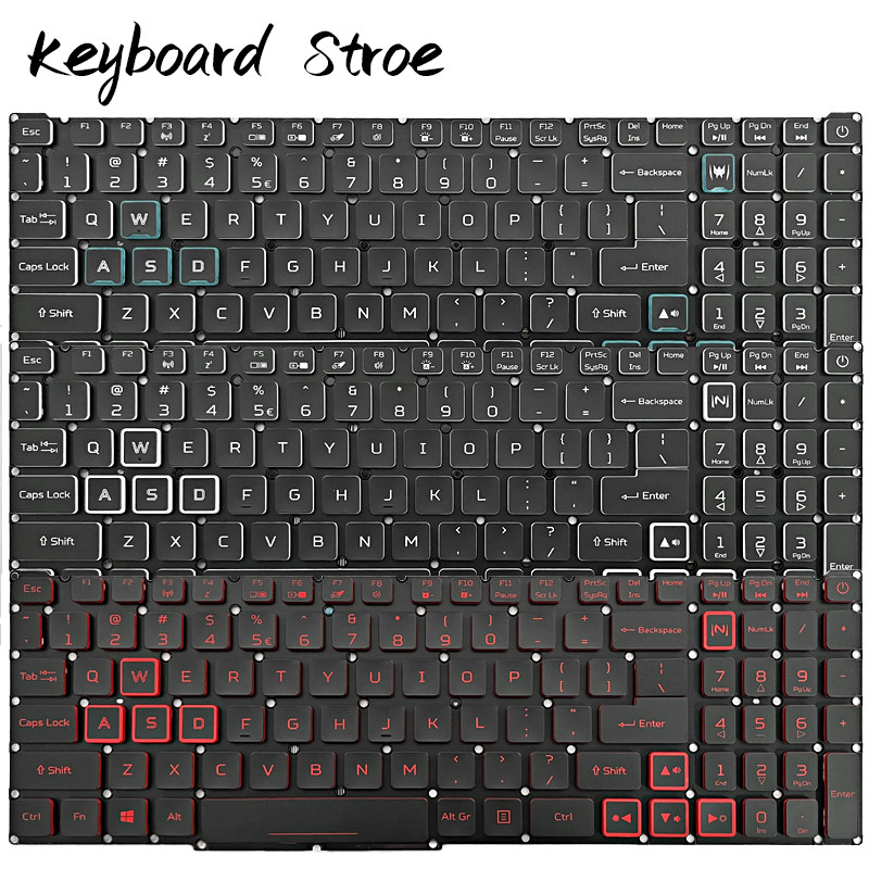 Acer Predator Helios 300 PH315-53 PH315-54 PH317-54 Predator Helios 500 PH515-54 แล็ปท็อปคีย์บอร์ดเป