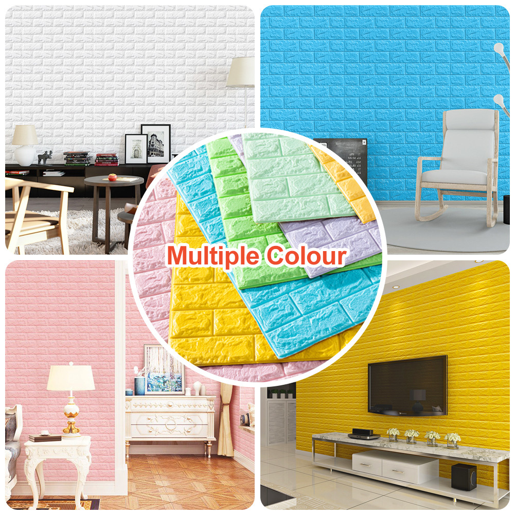 SAVE IN - วอลเปเปอร์อิฐโฟม 3D ตกแต่งห้อง 2025