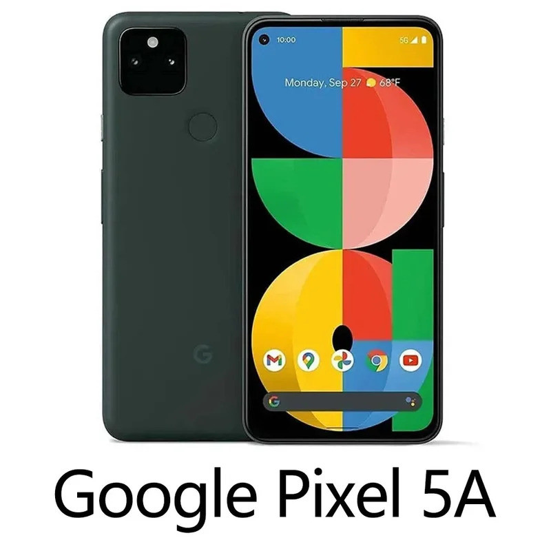 Google Pixel 5a 5G ปลดล็อกสมาร์ทโฟนดั้งเดิม 6.34 "6GB RAM 128GB ROM มือถือไม่มี OEM NFC Octa Core Sn