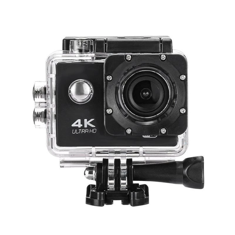 กล้องบันทึกหมวกกันน็อคมอเตอร์ไซค์ 4K HD กันสั่น กล้องกีฬา 360 องศา กล้องติดศีรษะ thumbnail 10