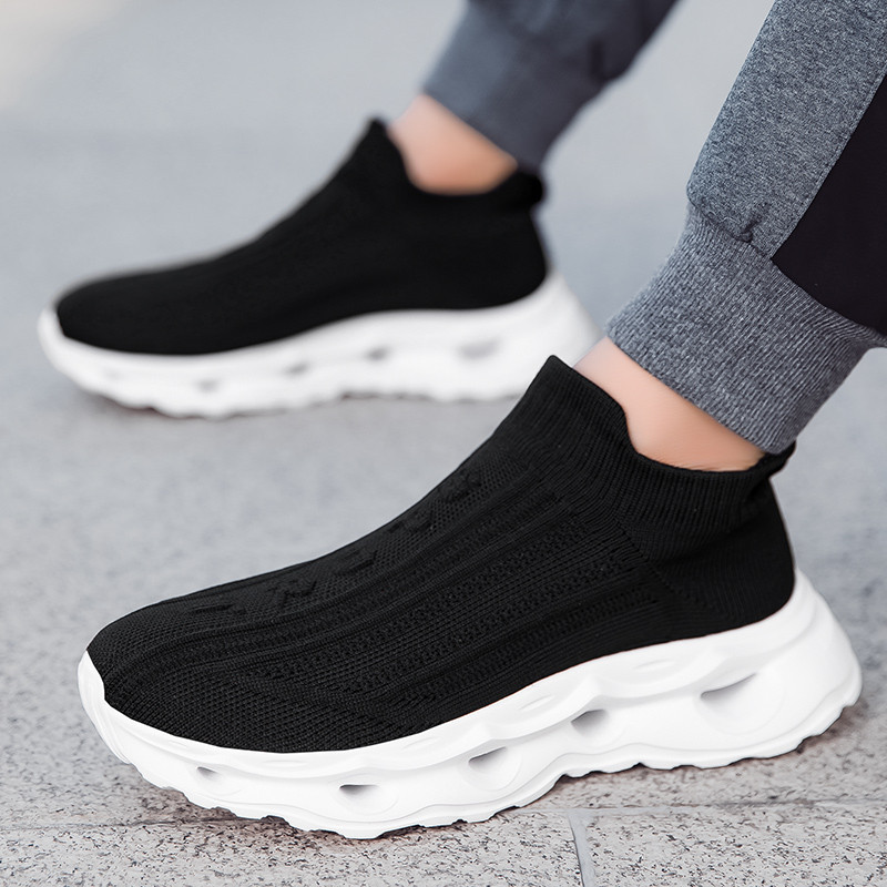 รองเท้าผ้าใบหน้ากว้างน้ําหนักเบา unisex แบบสวม super-comfy รองเท้าเดินสําหรับผู้หญิงผู้ชาย 35/46/47/48/US12/US13