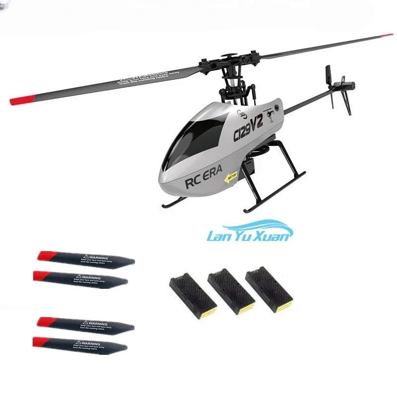 แบตเตอรี่เฮลิคอปเตอร์ C129V2 ใบพัดใบเมเปิ้ล / อะไหล่เฮลิคอปเตอร์ C129 V2 อุปกรณ์เสริมของแท้