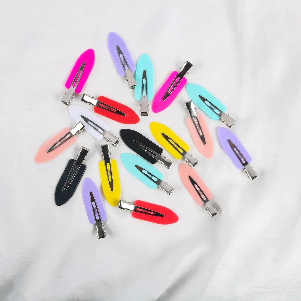 10pcs ไม่มี Bend Fix Fringe Barrette กิ๊บติดผมไม่มีรอยต่อด้านข้าง Bangs แต่งหน้าซักผ้าอุปกรณ์เสริมผู้หญิงสาว Headwear