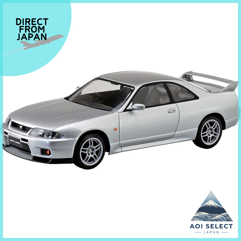 Aoshima 1/32 Snap Kit Series Nissan R33 Skyline GT-R Color-Coded Plastic Model
