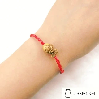 สร้อยข้อมือ การสอบเข้าวิทยาลัยของนักเรียนมัธยมปลายของขวัญพรทอเชือกสีแดง