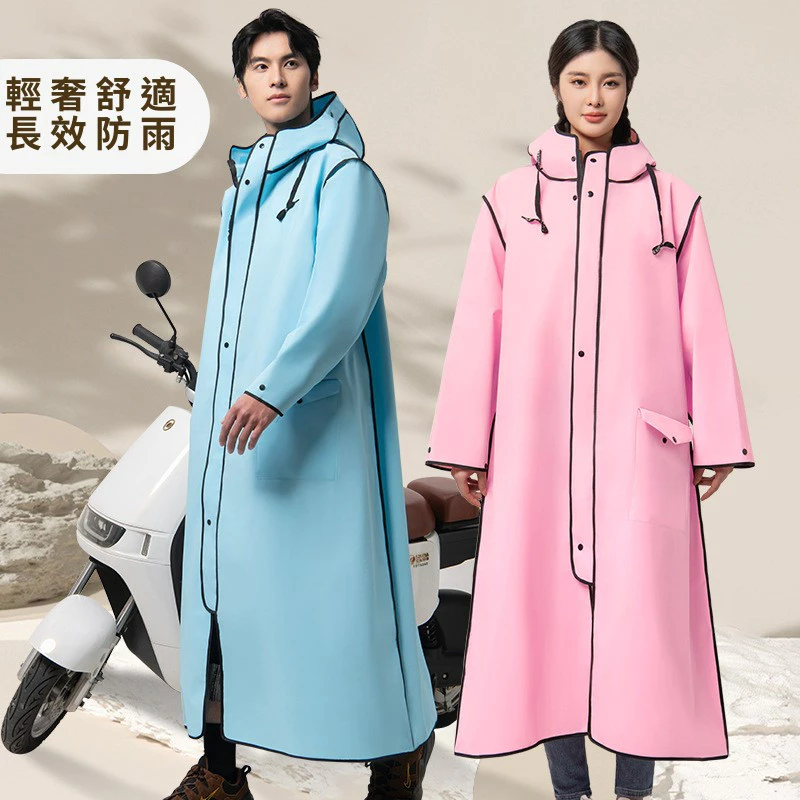 เสื้อกันฝนปีกคู่ แบบหนา มีแถบสะท้อนแสง รุ่น 5160 thumbnail 3