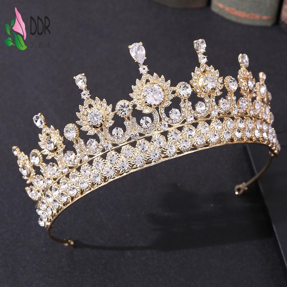 มงกุฎหรูหราเจ้าสาว 	มงกุฎ พลอยเทียม กักขังสีอารมณ์ 	สําหรับพิธีผู้ใหญ่งานเลี้ยงวันเกิด ราคา ถูกที่สุด ดีลบีเคเค แกลเลอรีภาพที่ 4