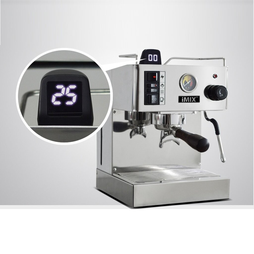 เครื่องชงเอสเปรสโซ่ 1050W. : หม้อต้มทองเหลือง 500CC : พร้อมสูตรเปิดร้านคาเฟ่