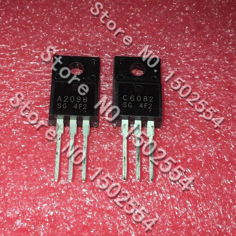 5 ชิ้น/ล็อต 2SA2098 2SC6082 A2098 C6082 TO220F เครื่องพิมพ์หลอด (25 ชิ้น + 25 ชิ้น) ZQXR