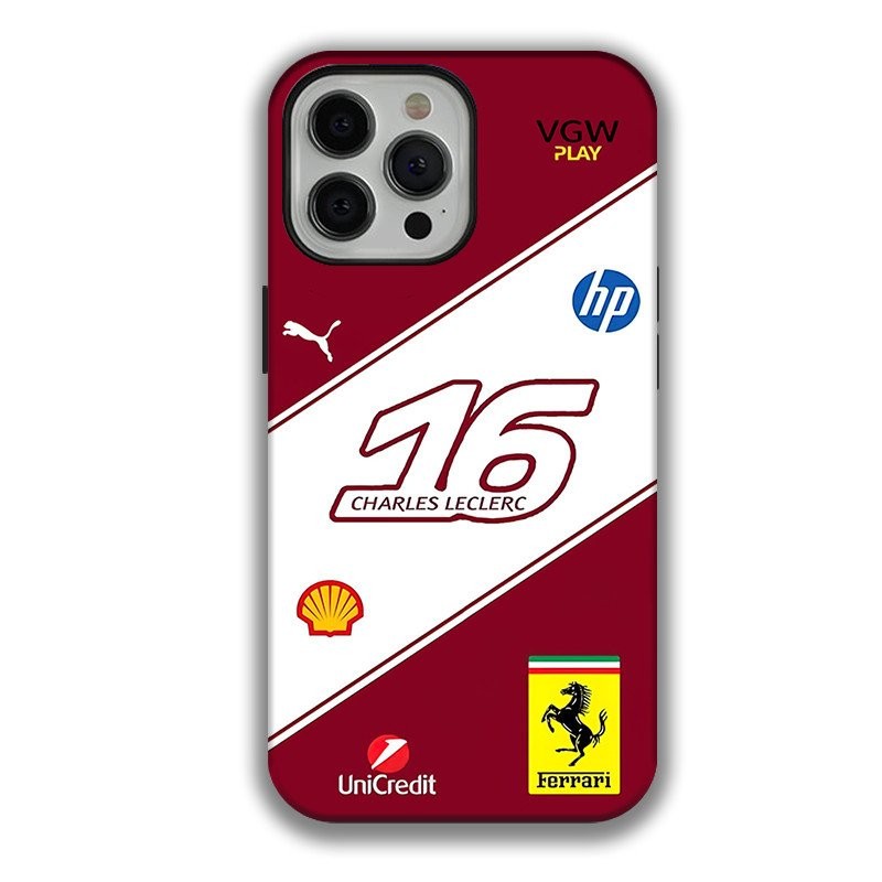 เคสโทรศัพท์มือถือสำหรับ iPhone F1เฟอร์รารีเลอเคลย์เคสโทรศัพท์มือถือ iphone14pro 2-in-one 16/13Pro/xs