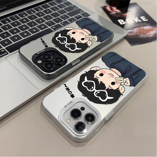 คู่รักแว่นกันแดดเด็กชายผู้หญิงเข้ากันได้เคสไอโฟน 13 11 17 16 7Plus 15 12 14 Pro Max XR X XS Max 16 7 14 8 Plus เคส