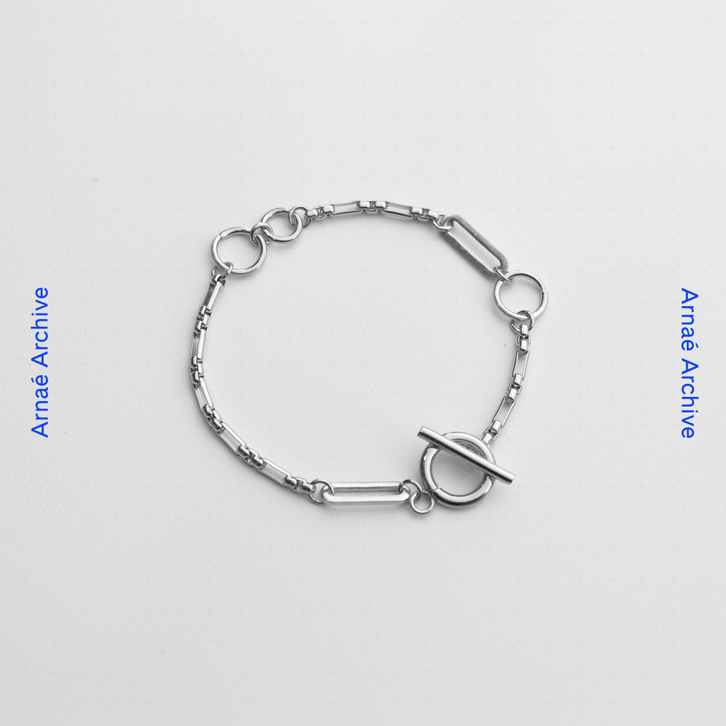 Arnaé Archive Halo Chain Bracelet สร้อยข้อมือคู่ Unisex สแตนเลสพรีเมี่ยมป้องกันสนิม