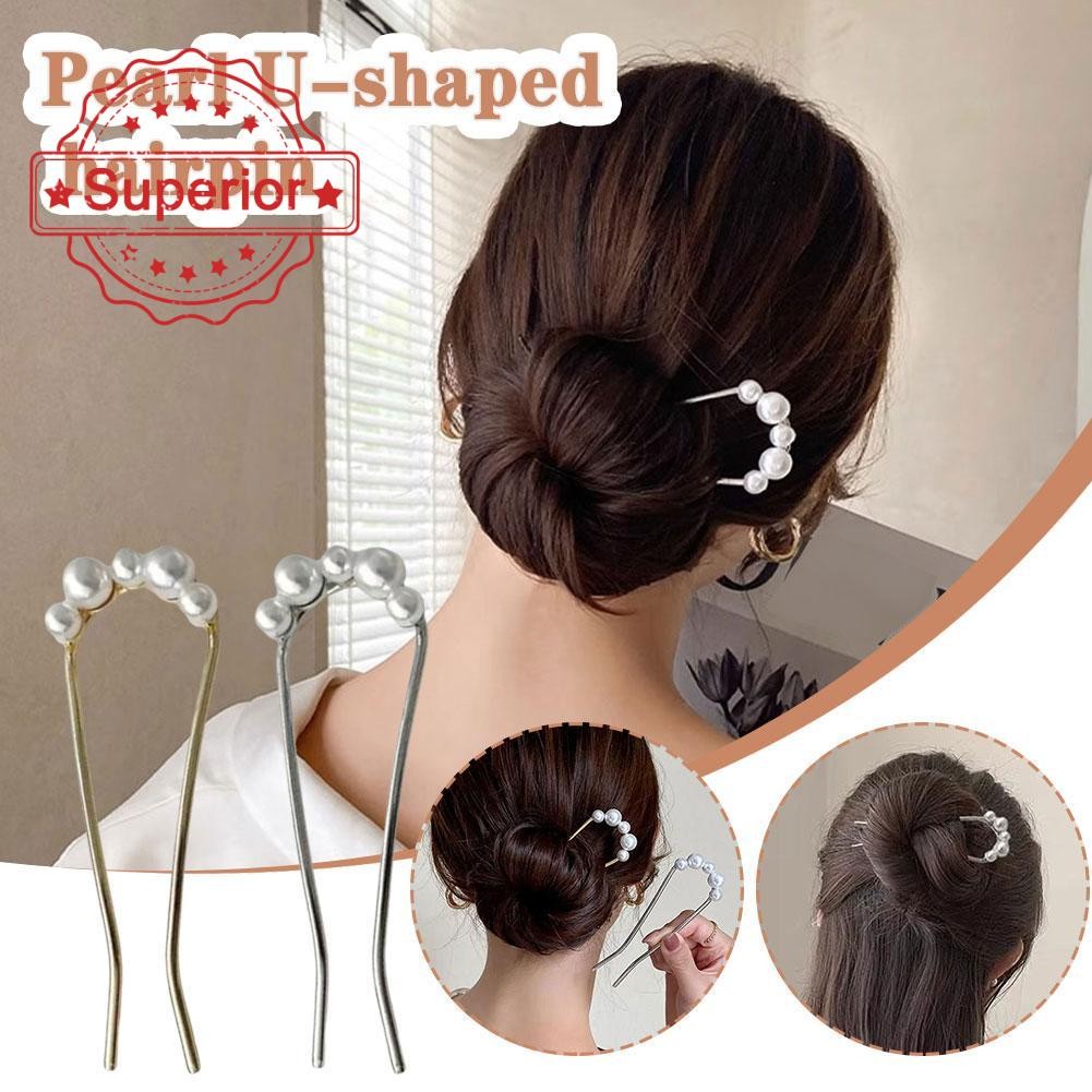 รูปสีดํา Meta ผม Pins ที่มองไม่เห็นพรีเมี่ยม Simple Hairpin อุปกรณ์เสริมผม Grip Salon ผม N7d5